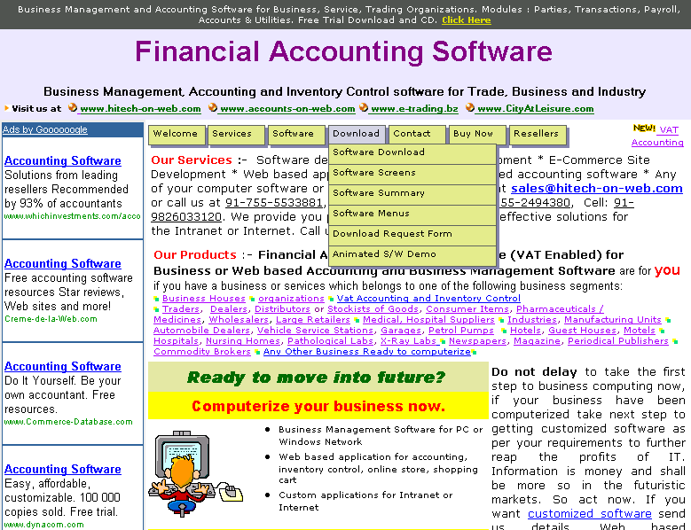 Commodity Broker Accounting Software, HiTech Financial Accounting Software for Commodity Brokers, Commission Agents, Commodity Broker Software, Business Management and Accounting Software for commodity brokers, commission agents. Modules : Parties, Transactions, Payroll, Accounts & Utilities. Free Trial Download